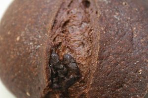 זום על שבבי השוקולד