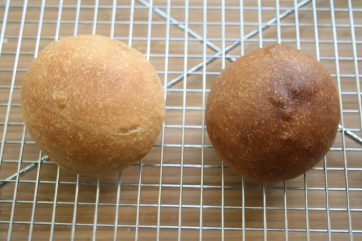 סופגניה בהירה מול סופגניה כהה