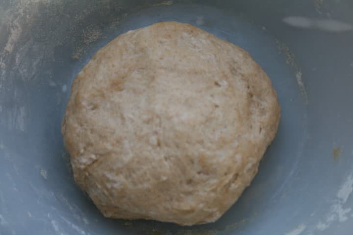 הבצק לאחר ערבוב המצרכים