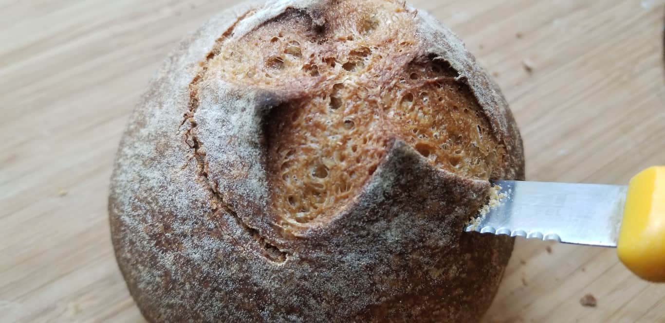 חיתוך קערת לחם